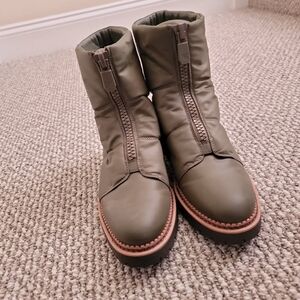 Women's Olive Ankle Boots